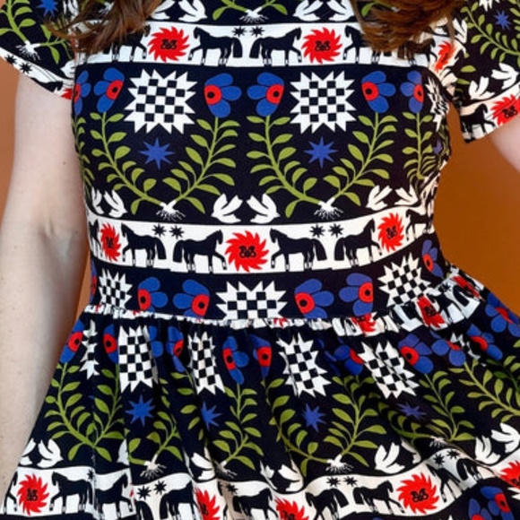 Nooworks Dresses & Skirts - Nooworks LUCY DRESS THE GUARDIAN Dress NWT sz XL black multi